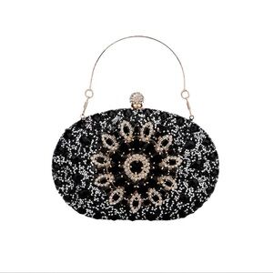 Black and Silver Clutch